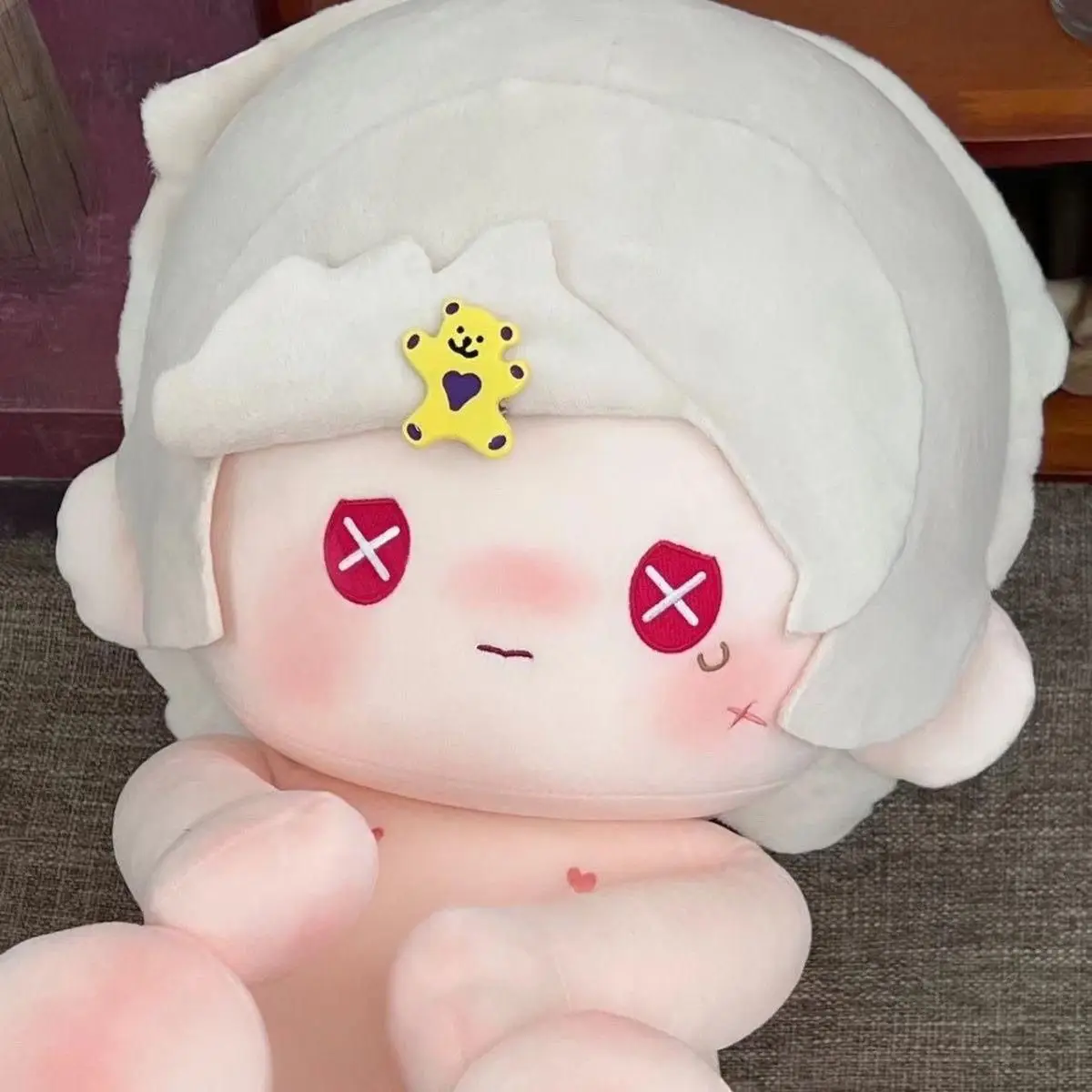 

Identity ⅤAndrew Kreiss 40CM Anime Plush Dress Up Cotton Doll Cosplay Clothes Plushie Ears Xmas Gift Toys for Kids