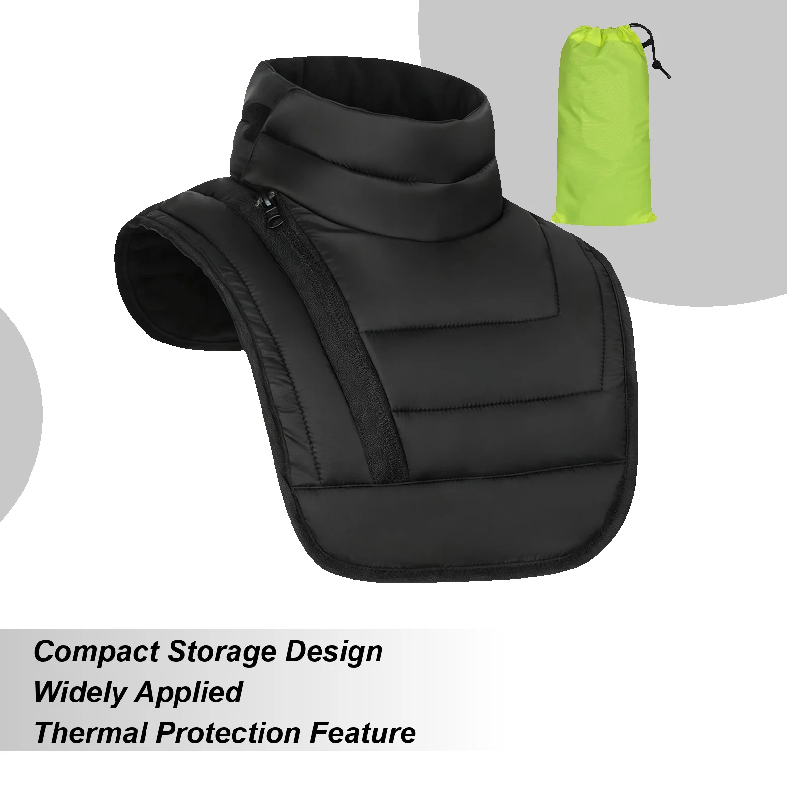 

Motorcycle Chest Warmers Windproof Warm Cycling Supplies With Storage Bag Winter Neck Wrap For Cold Weather Outdoor Daily Travel