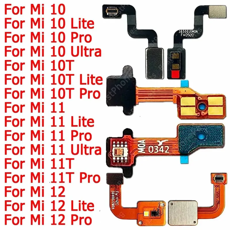 

Для Xiaomi Mi 12 Pro 10 Ultra 10T 5G 11 Lite 11T Сменная вспышка FlashLight Запасные части Датчик приближения на расстоянии