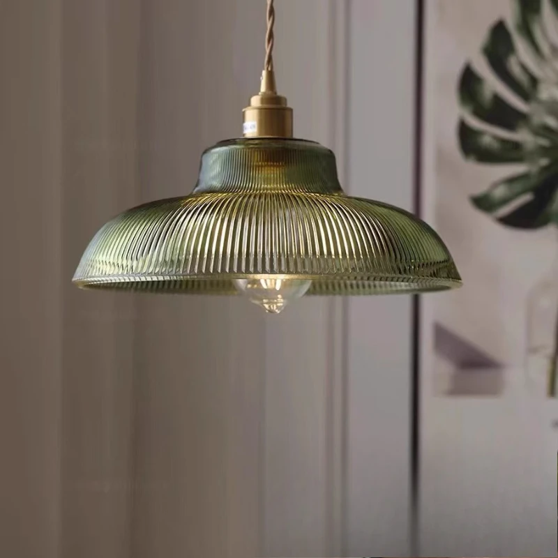 Nordic Glass Pendant Lights Retro Lighting Fixtures Home Lighting Bedroom Living Room Restaurant Bar  Hanging Lamp Luminaire