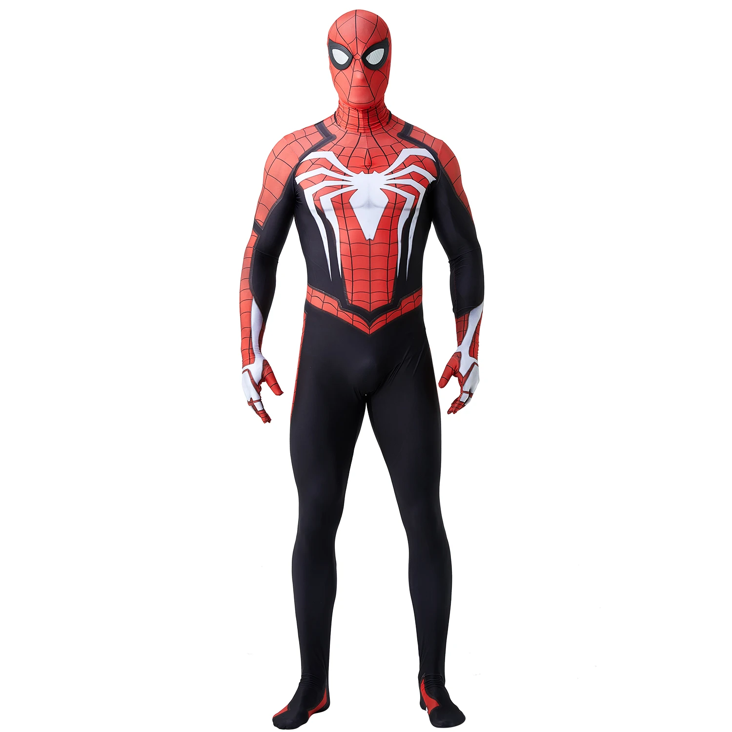 

Adult PS4 Spiderman Costume Deluxe Quality Superhero Costume Cosplay for Men Halloween Costume for Adult