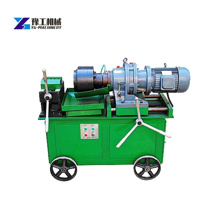 

Electric Rebar Thread Rolling Machine With Rib Stripping For Concrete Reinforced Bar End Thread Cutting