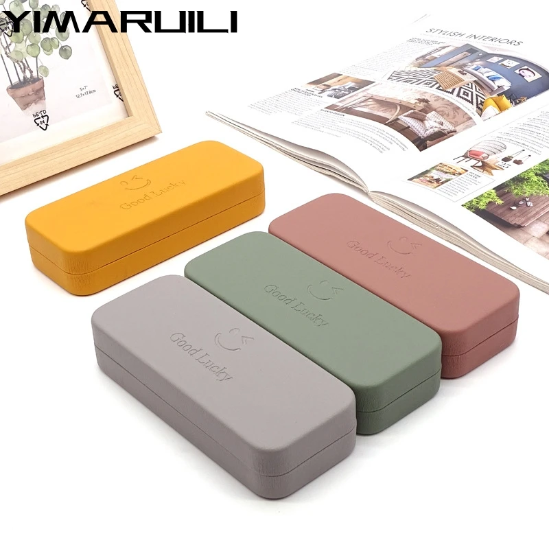 

YIYIMARUILI Высококачественный модный ультралегкий футляр для очков, большой размер, простой квадратный футляр для очков