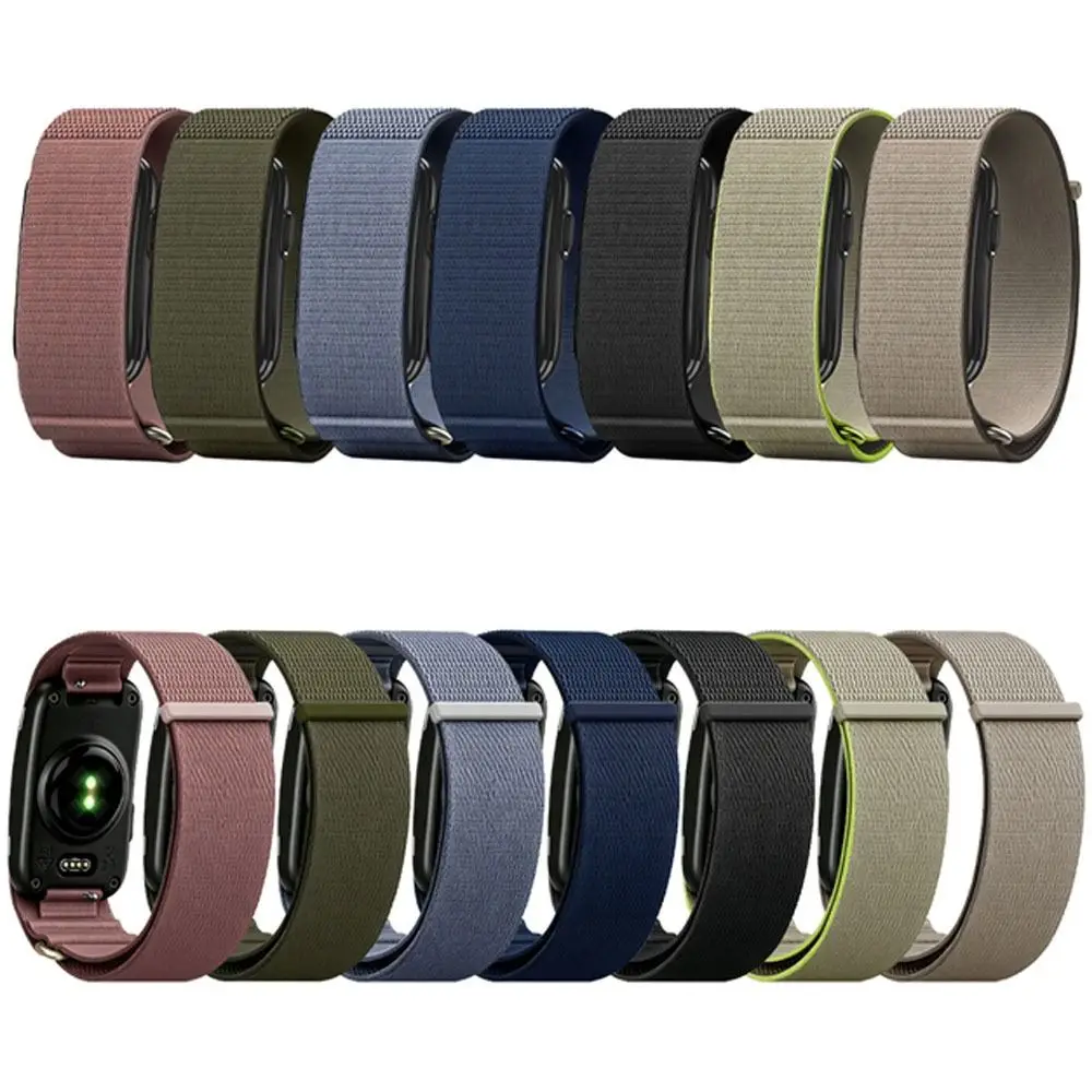 New Nylon Sport Band Adjustable Breathable Fitness Tracker Strap Loop Replacement Wristband for Garmin CIRQA Smart Band