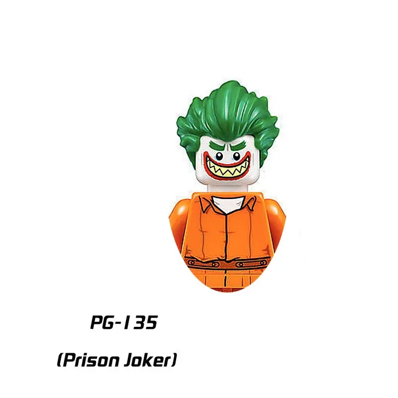 PG8041 Super Hero Batman Clown Poison Ivy Catwoman Riddler Penguin Bricks Cartoon Character building block Boy Birthday Present