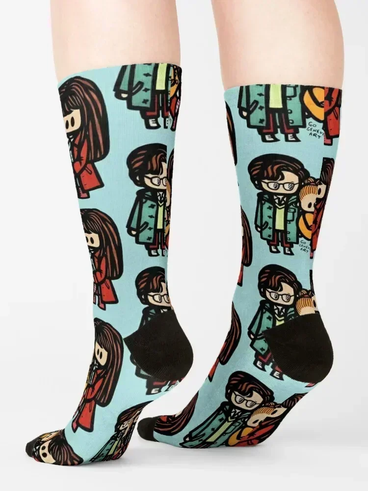 ASOUE Baudelaire Children Socks hiking designer ankle Socks For Man Women's
