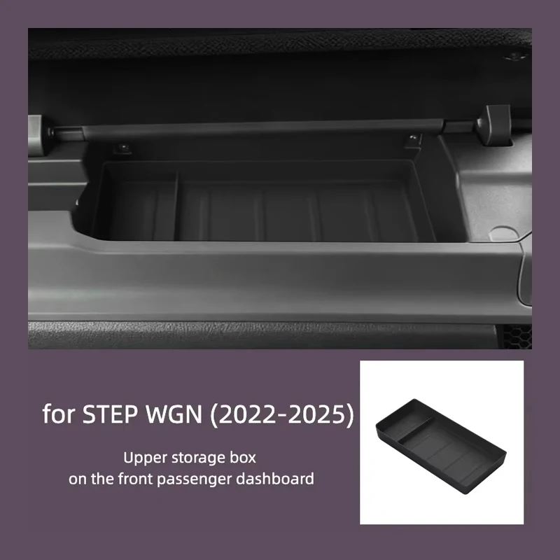 For 22-25 STEPWGN Puwei 6th Generation Silicone Copilot Instrument Cluster Storage Box on the Dashboard