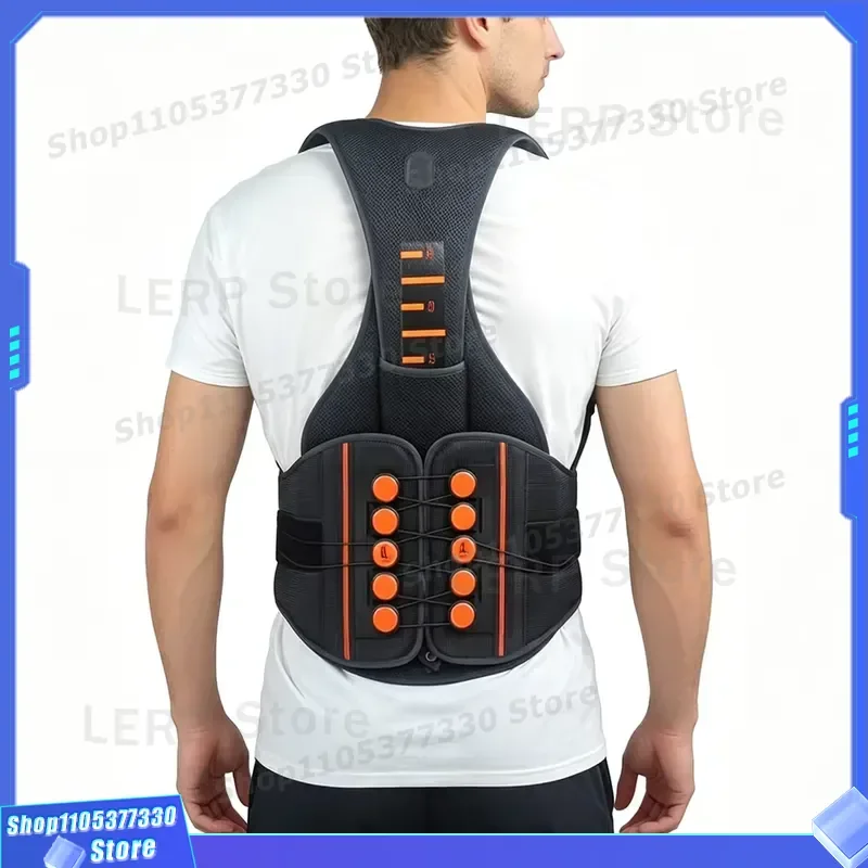 Adjustable Elastic Lumbar Support Belt Breathable Medical Back Brace for Lumbago Relief Posture Corrector Orthotics Wholesale