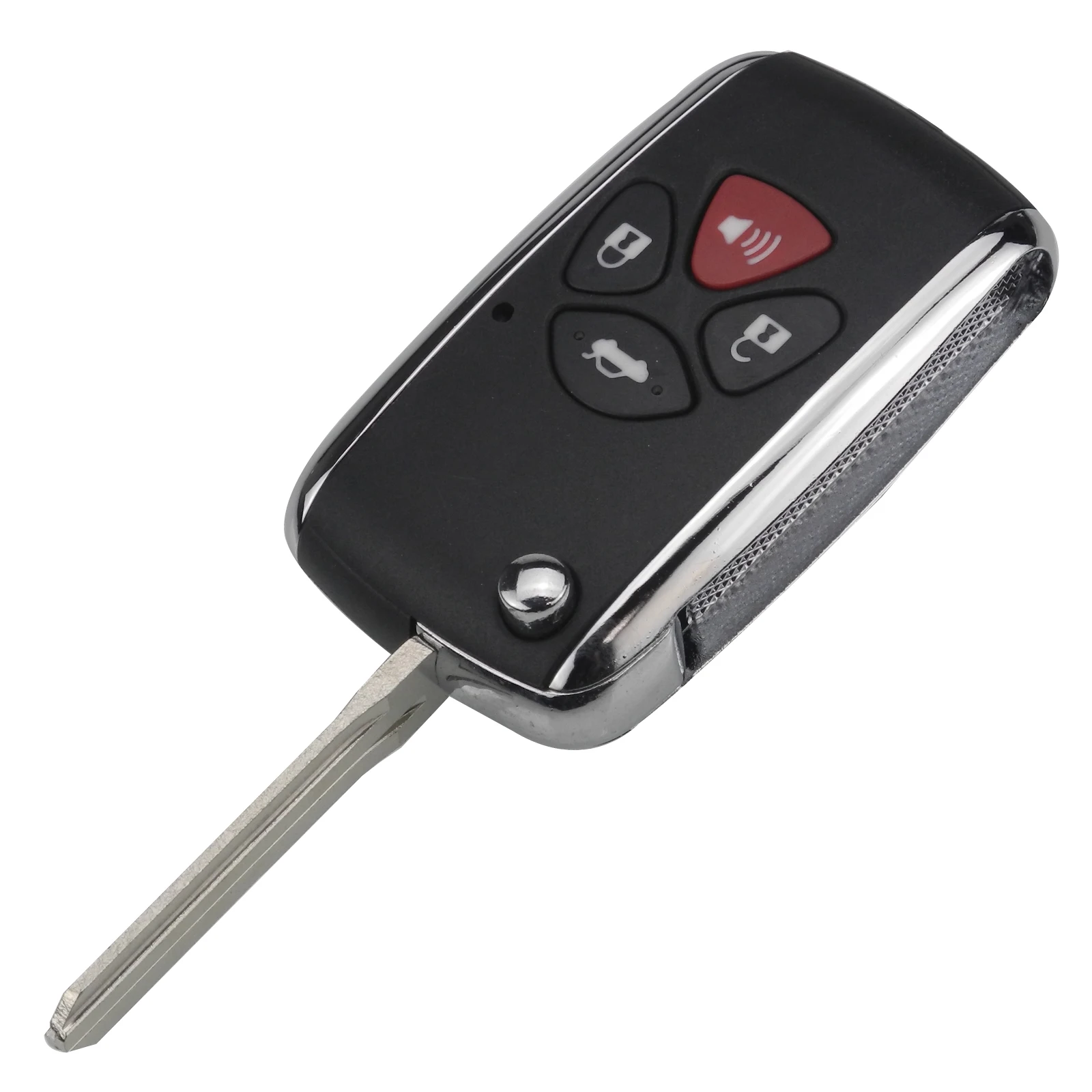 Jingyuqin-リモートカーキーシェル、変更されたフリップキー、フォブ、2ボタン、3ボタン、4ボタン、toyota avlon、Icrower、Camry、rav4、reiz、yaris、prado