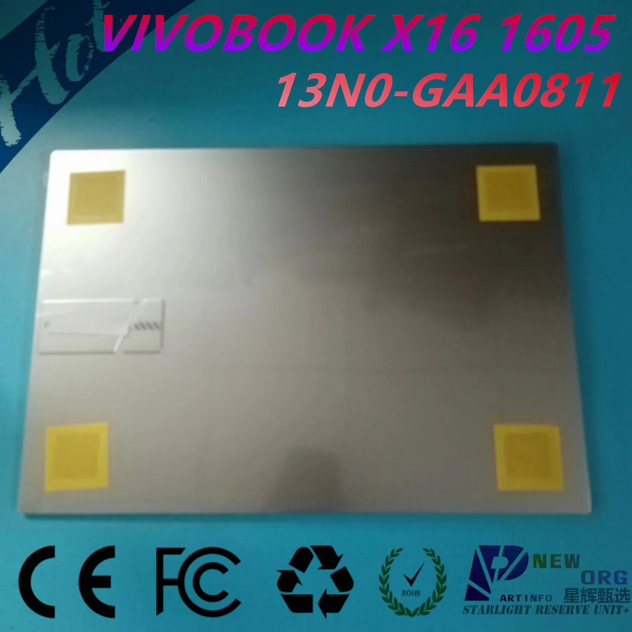 

Laptop LCD back cover lid rear for ASUS VIVOBOOK 16X X1605VA X1605ZA X1605EA series SLIVER 13N0-GAA0811