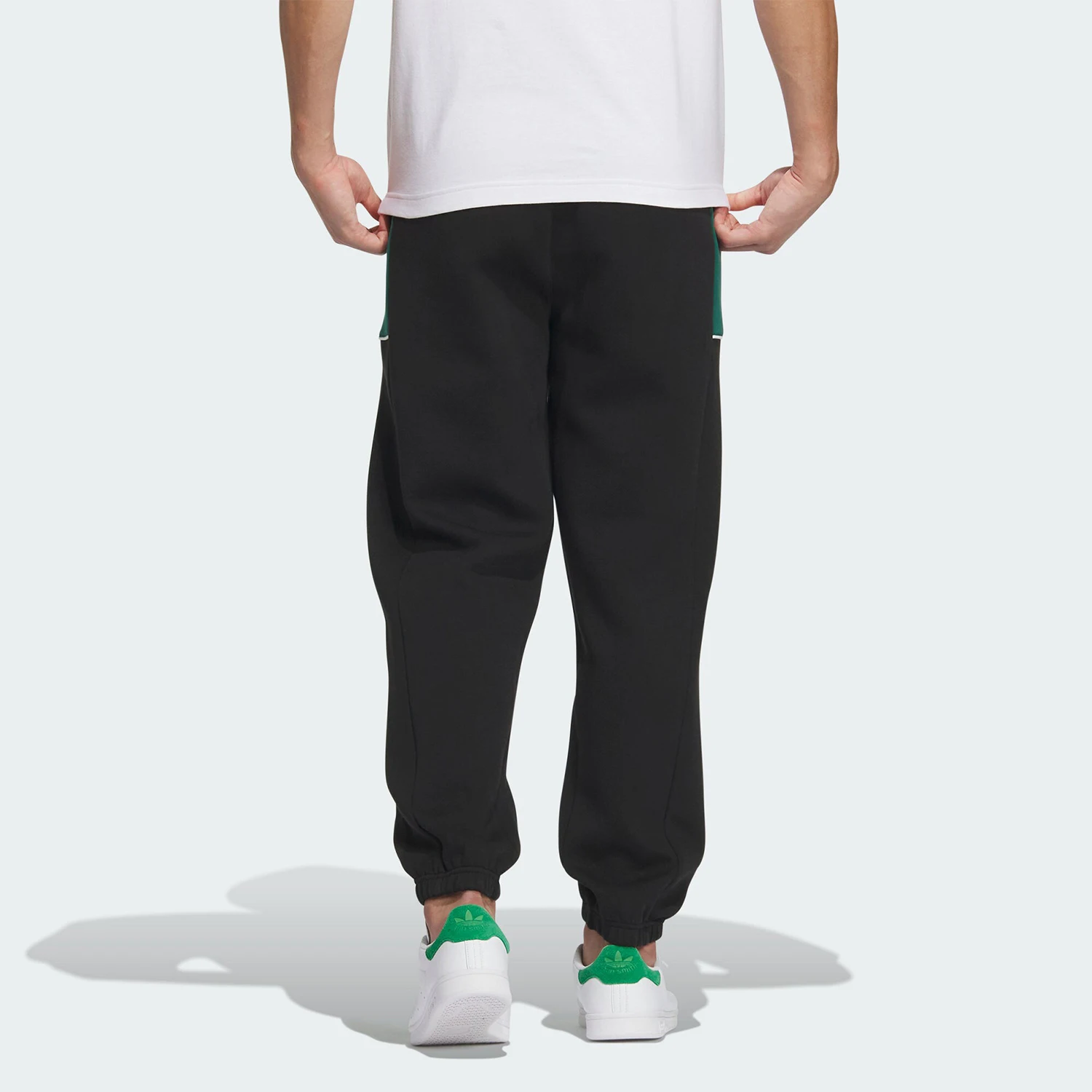 Adidas genuine clover men's fashionable knitted ankle tied sports pants IZ1540