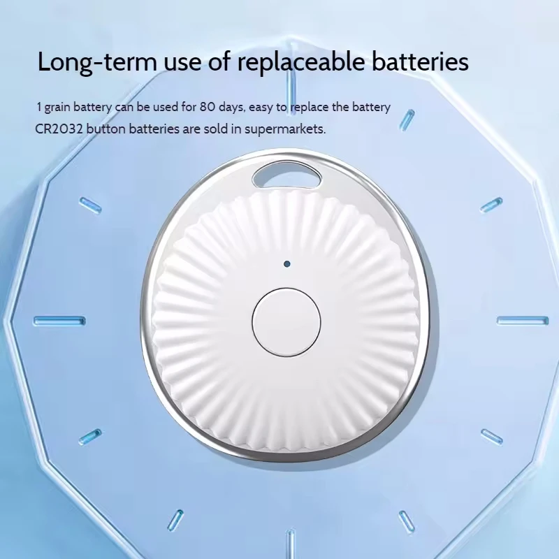 جهاز تعقب ذكي Tideboom يعمل مع Apple Find My Anti-Lost Device Key Luggage Global Position Pet Wallet Mini Tracking Locator