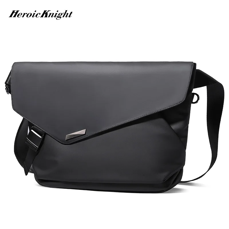 Heroic Knight Men's Large Crossbody Bag Fited For Business School Shoulder Bag Holding 13.3-inch Laptop Elegant Messenger Bag