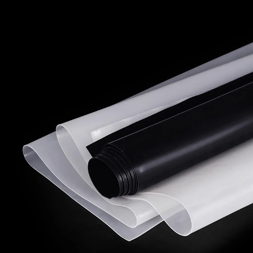 1Pcs Black Silicone Rubber hock-Absorbing Anti Slip Sealing Gasket Sheet Processing Silicone Rubber High Temperature Resistant