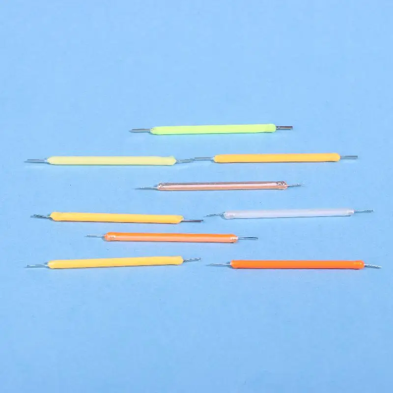10pcs Edison Bulb LED Filament Lamp Parts 38mm DC3V LED Bead Incandescent Light Accessories Diode For Holiday Lighting DIY