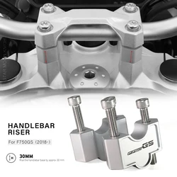 Motorcycle Handle Bar Riser Clamp 22mm Handlebar Heighten For BMW F750GS F 750 GS F750 GS 2018 2019 2020 2021 2022- Accessories