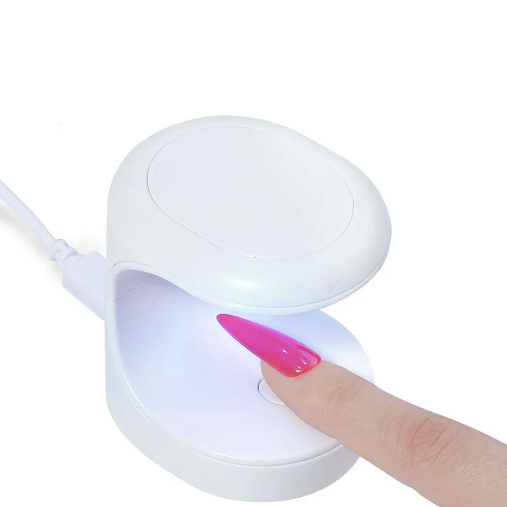 Lámpara de uñas USB portátil, secador de manicura profesional, incluso calor, exquisita, elegante, en cualquier momento, en cualquier lugar, lámpara artística de uñas