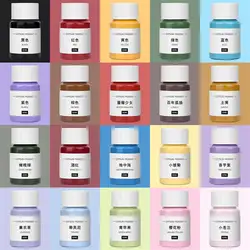 New 30ml Gypsum Cement Coloring Planter Pigment Gypsum Powder Color Concentrate Concrete Cement Plaster Mold DIY Jewelry Making