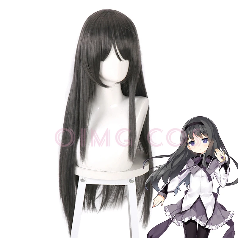 

Puella Magi Madoka Magica Akemi Homura Cosplay Wig Anime Halloween Costumes for Women Game