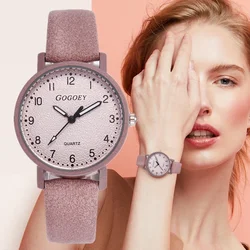 New Fashion Women's Watches Leather Wrist Women Ladies Female Watch Retro Clock Saat Bayan Kol Saati Montre Femme