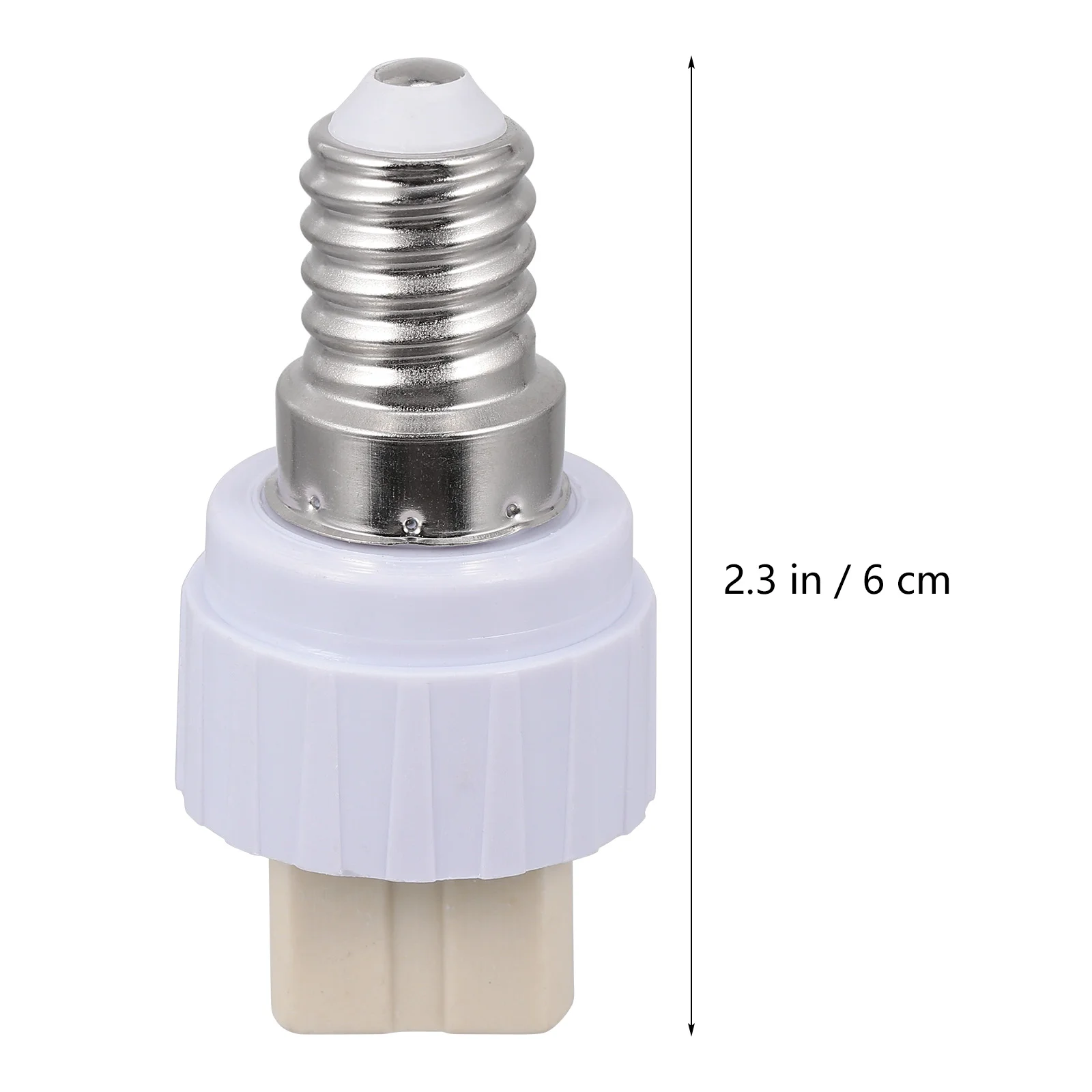 4 Pcs E14 to G9 Lamp Holder Light Bulb Changer Converter Socket Adapter Plastic Accessories