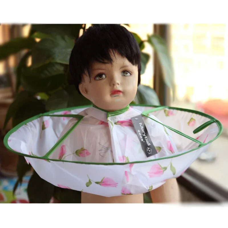 男の子と女の子のためのケープと帽子,美容院のための美容師の衣装,男の子のためのヘアカットキット