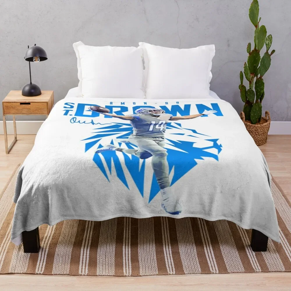 

Amon sport Ra St. Brown (1) Throw Blanket decorative for winter Thermal heavy to sleep Blankets