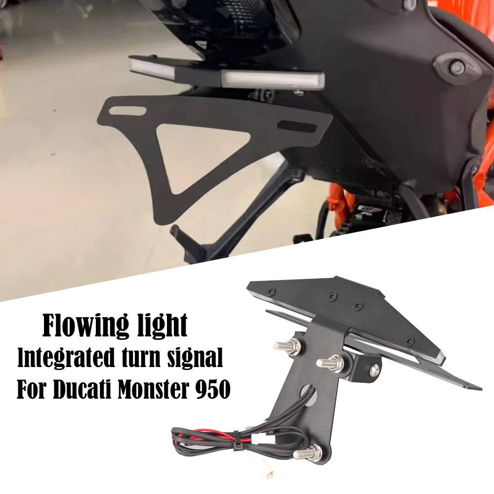 

NEW Motorcycle parts license plate holder integrated signal light short tail license plate holder FOR KTM 1290 DUKE 2023-