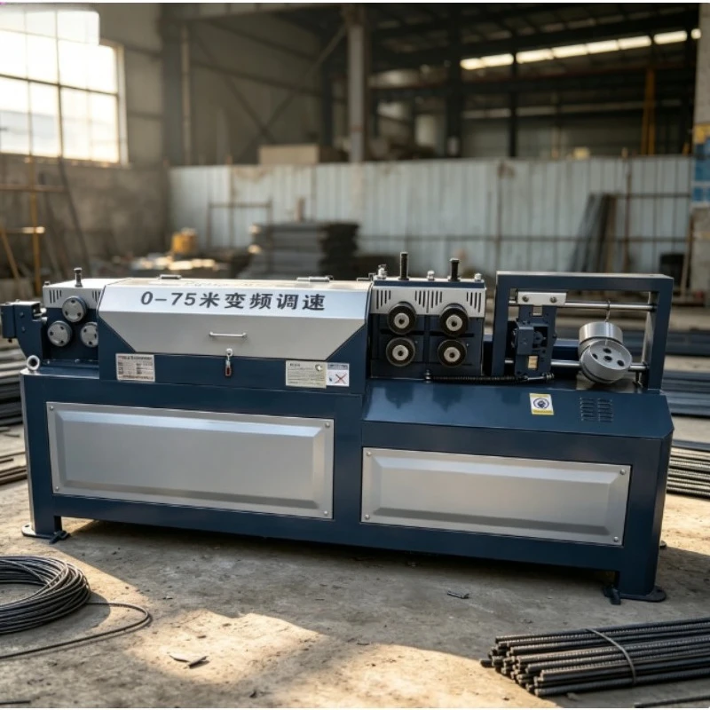 4‑12MM Rebar Straightening and Cutting Machine Automatic Steel Bar Straightener Cutter for Reinforcement Processing