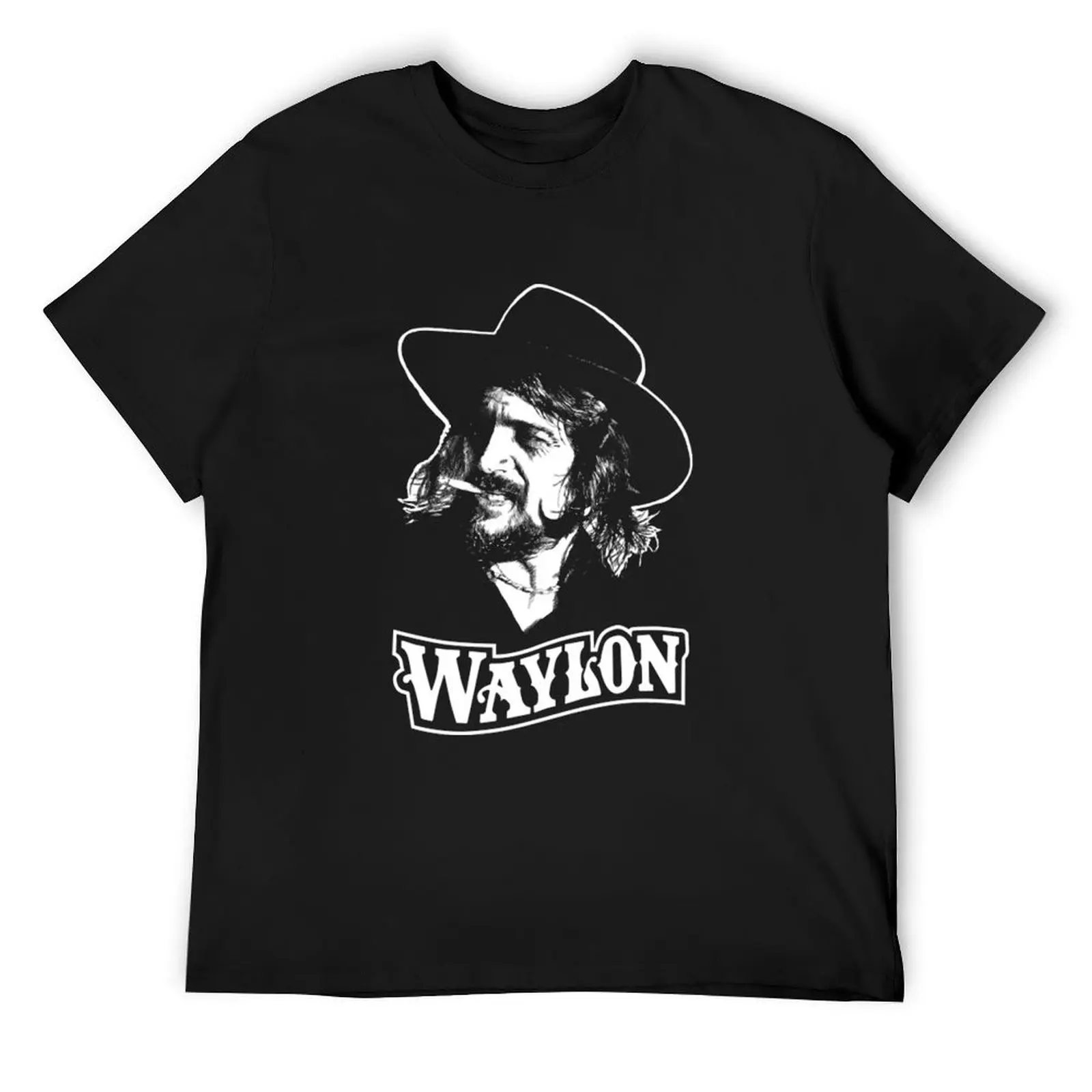 

Waylon Jennings T-Shirt anime man clothes plus size tops men workout shirt