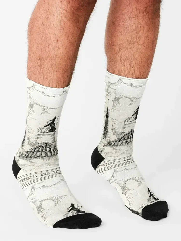 The Shepherdess and the Chimney Sweep - Kay Nielsen Socks new in's Lots professional running heated Socks Ladies Men's
