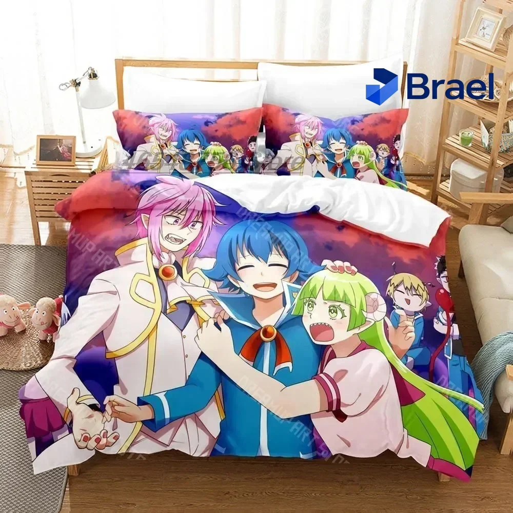 Exquisite 3D Print Welcome To Demon School! Iruma-kun Anime Bedding Set Single Twin Full Queen King Size Bed Set Adult Kid Bedro