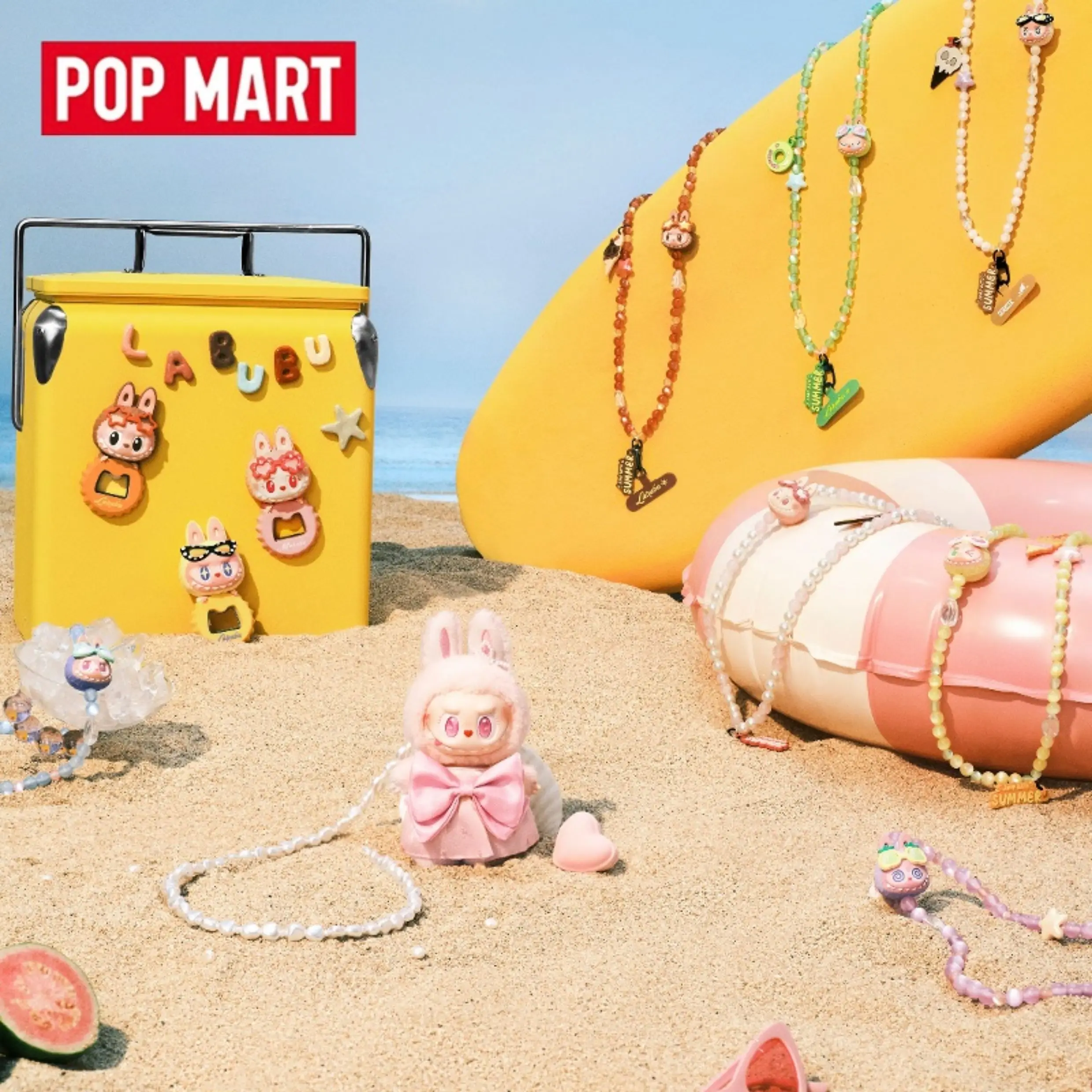 POP MART Original Genuine MOKOKO Summer Series Blind Box, Exquisite Bag Decoration Surprise Birthday Gift in Stock