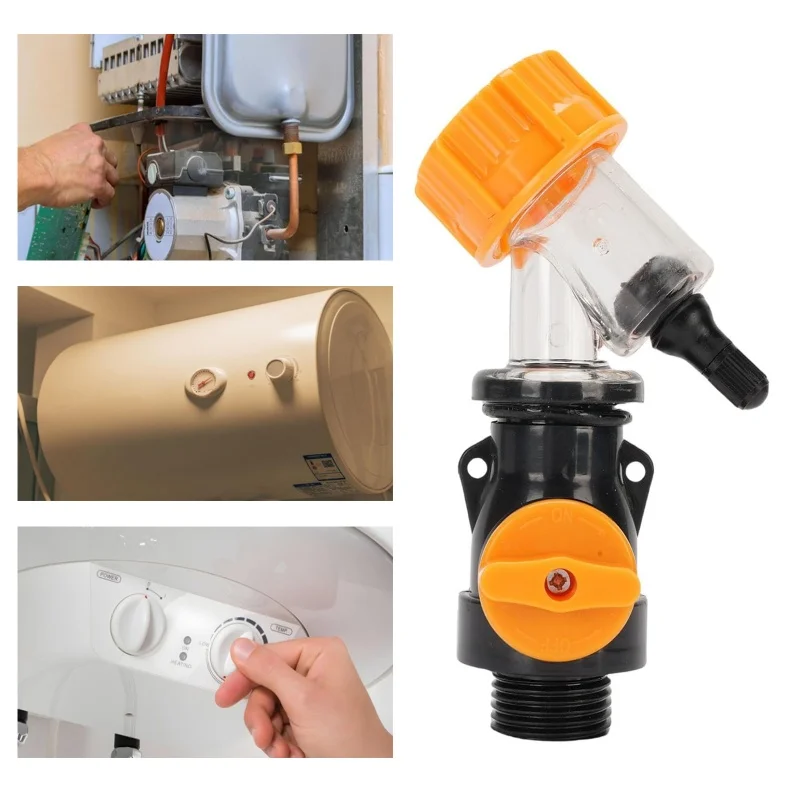 

Water Heater Cleaning Tool Sediment Removal & Flushing Kit For Gas/Electric Heaters Durable No-Electricity Plastic Wand To Break