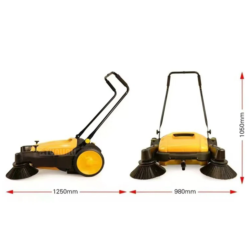 مكنسة دفع لاسلكية أداة تنظيف الطرق غير بالطاقة روبوت منزلي Sprzatajacy #6