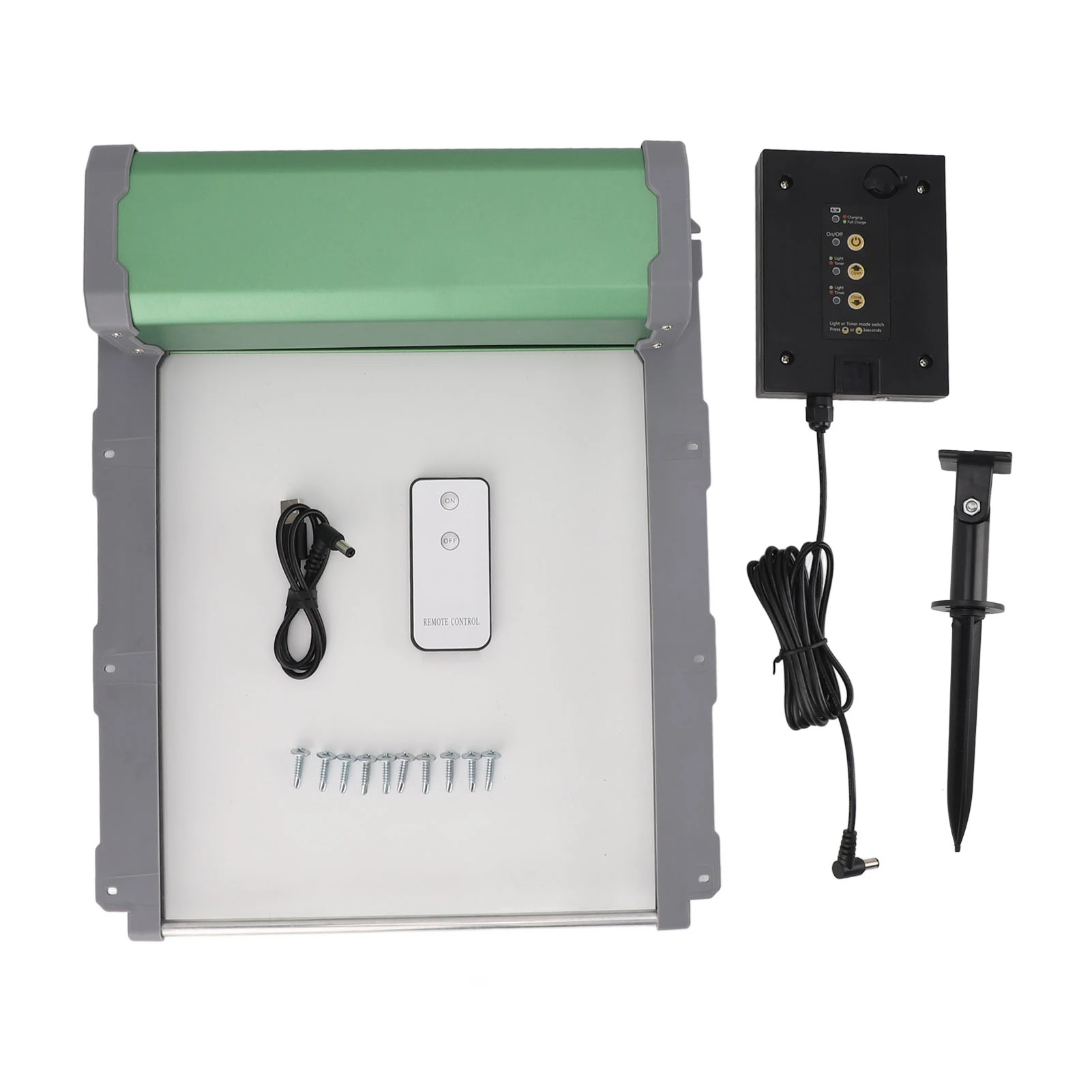 Solar Powered Automatic Chicken Coop Door Opener IP65 Waterproof Chicken Coop Door with Timer Light Sensor Remote Control Manual