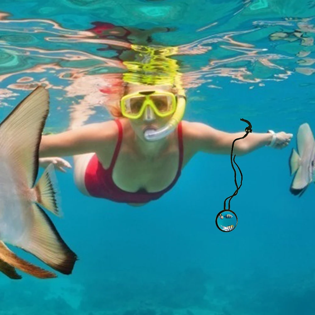 

2pcs Diving Rearview Mirror 360Degree Adjustable Side Strap Snorkeling Scuba Gear Safety Mirror Underwater Accessories