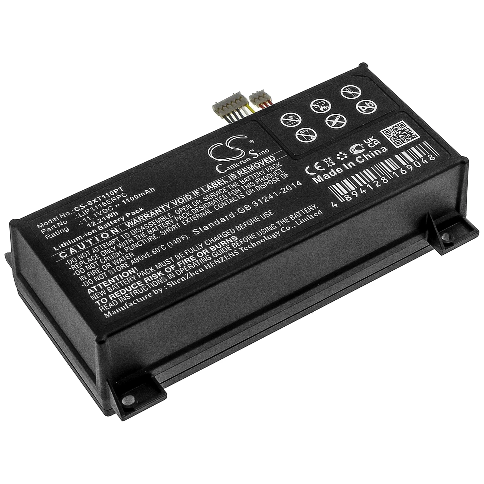 Cameron Sino 11.1V 1100mAh CS-SXT110PT Projector Battery LIP3116ERPC for Sony Xperia Touch G1109 +TOOL