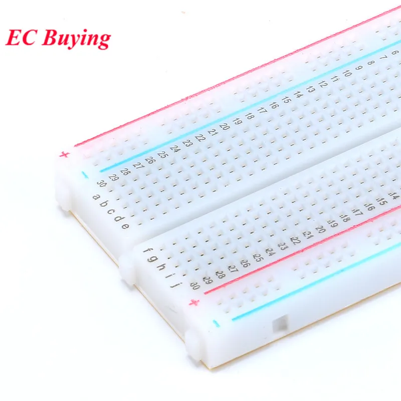 400 holes Points Solderless 8.5CM x 5.5CM PCB Breadboard Mini Universal Test Protoboard DIY Bread Board Bus Test Circuit Board