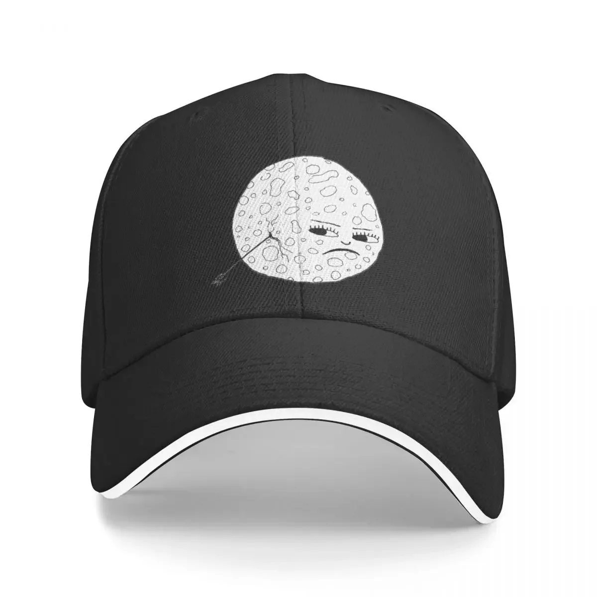 moon shot Baseball Cap black western Hat Mens Tennis Women's