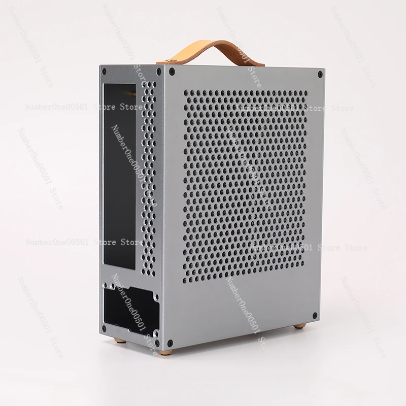 

Bug-a1 nuclear mini ITX chassis compact APU aluminum 1U small power portable handle