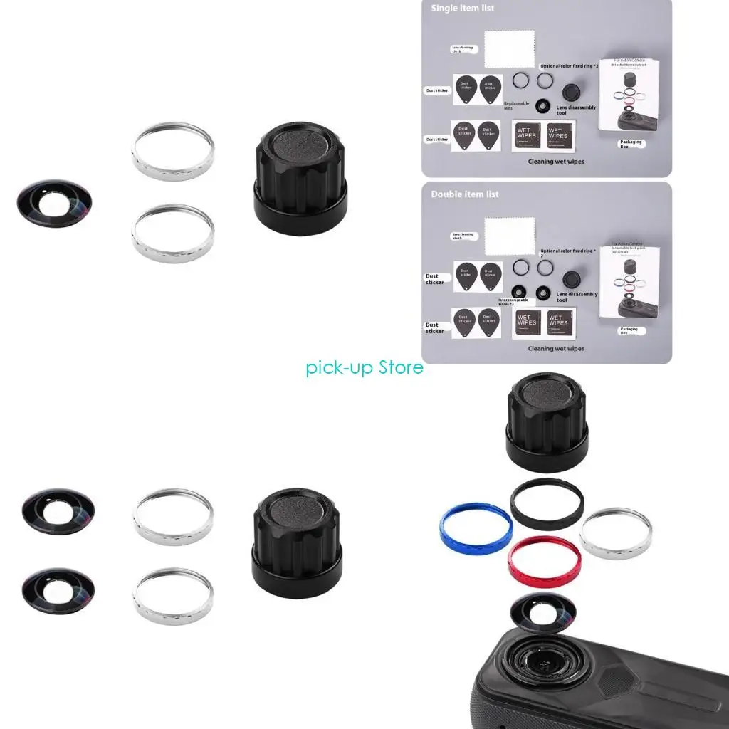 Q5WAイージーインストール保護レンズ取り外し可能な光学レンズスクラッチ耐性