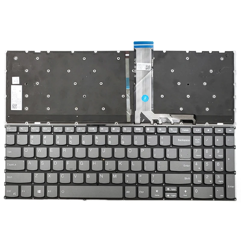 

Новая клавиатура для ноутбука Lenovo Ideapad 5-15IIL05 5-15ARE05 5-15ITL05 5-15ALC05, США, черная с подсветкой