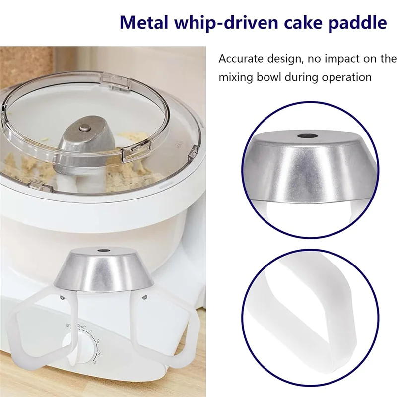 مجاديف كوكي A05G للخلاط العالمي، عبوتان من مجاديف كوكي للخلاط مع محرك سوط معدني