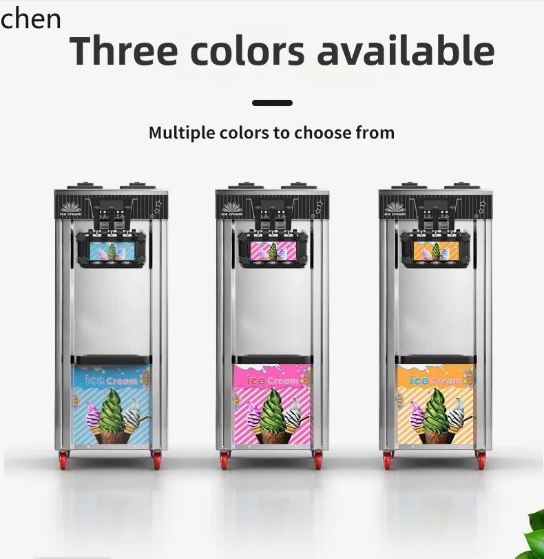 L23 Ice Cream Machine Commercial Sundae Cone Machine Three-head Automatic Ice Cream Machine