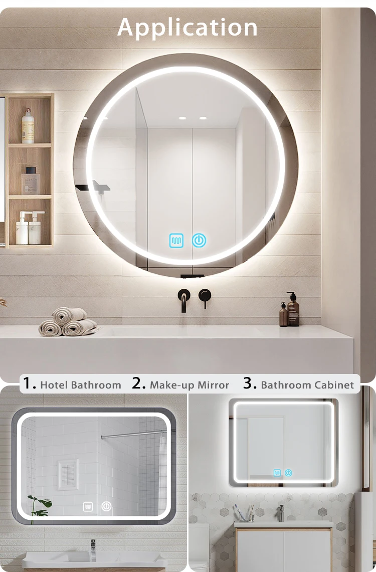 AC 220V PET Spiegel-Antibeschlag-Heizplatte, Antibeschlagfolie, Entnebelungsplatte für LED-Badezimmerspiegel, LED-Spiegel mit Antibeschlagfunktion – Detail 4