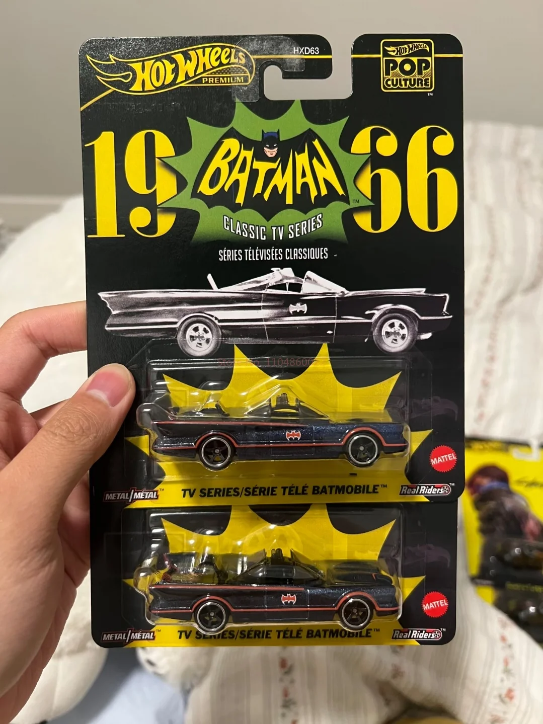 Hot Wheels HXD63-M Pop Culture Cyberpunk 2077 The Nightmare Before Christmas Airwolf Batman Batmobile Peanuts Snoopy Model Samochodu