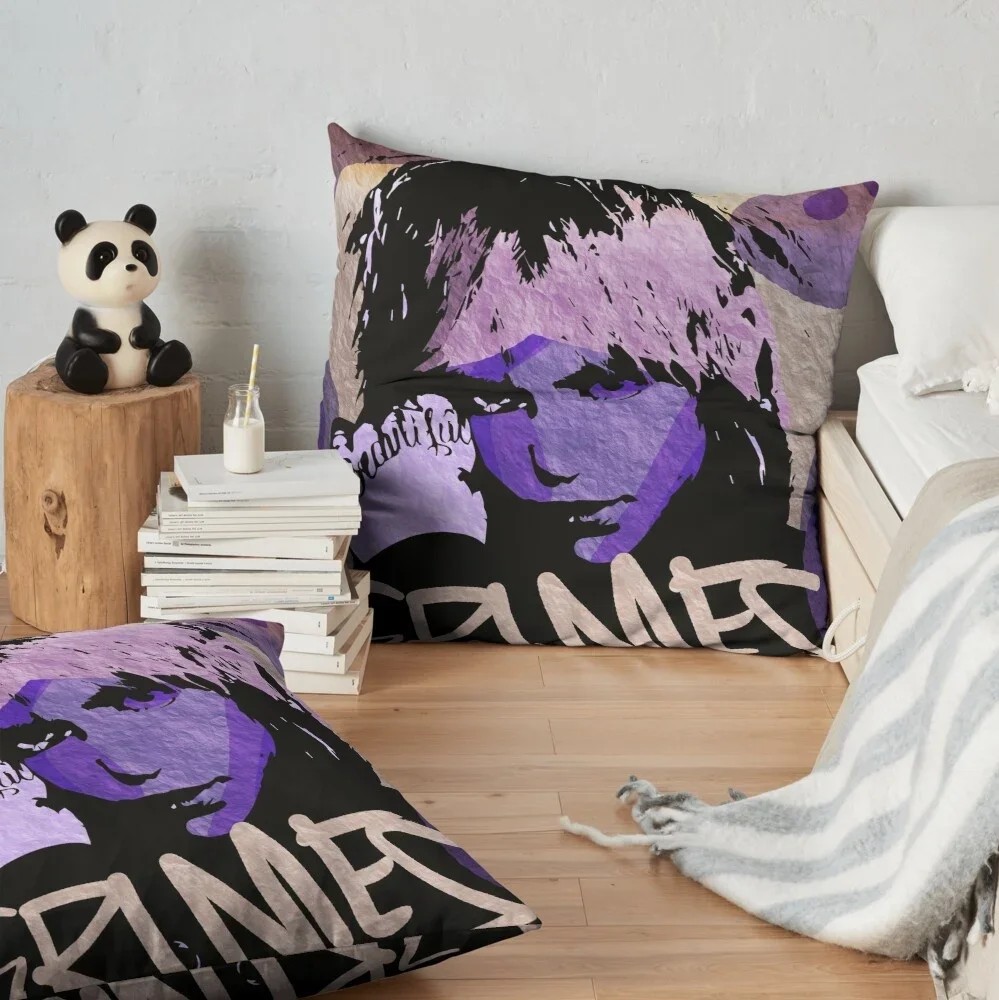 Grimes #2 Pattern Square Pillow Case Sofa Decorative Throw Pillow Cushion Cover Home Accessories