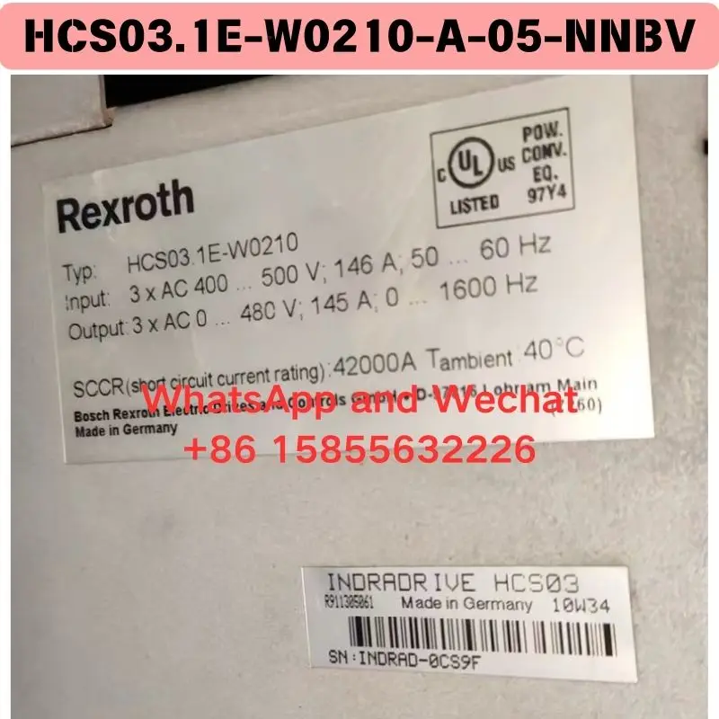 Used HCS03.1E-W0210-A-05-NNBV drive Functional test OK