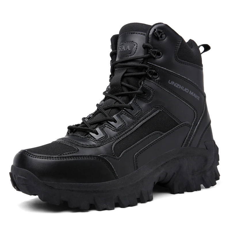 New large size men's thick soled hiking boots comfortable sports anti-slip wear-resistant hiking outdoor boots